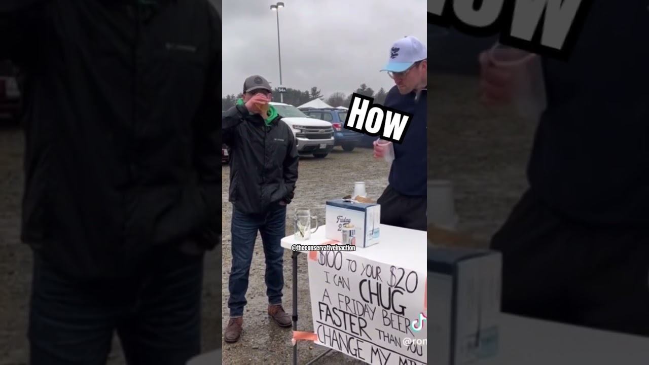 Did This Guy Do The Fastest Beer Chug?!
