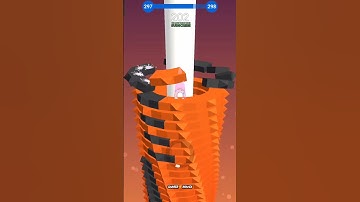 How to Play  Mobail Game on phone📲|| Stack ball 😱Level 297 || #shorts #youtubeshorts #gamingvideos