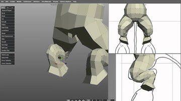 3D Creature Modelling - part 2  (body)