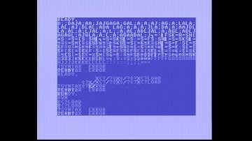 C64C error continued