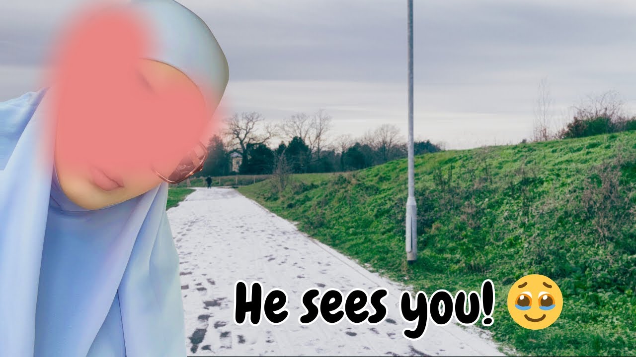 Walking in the Snow & Remembering Allah 💓