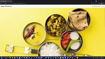 Online Tiffin Service Mangement System Using Django