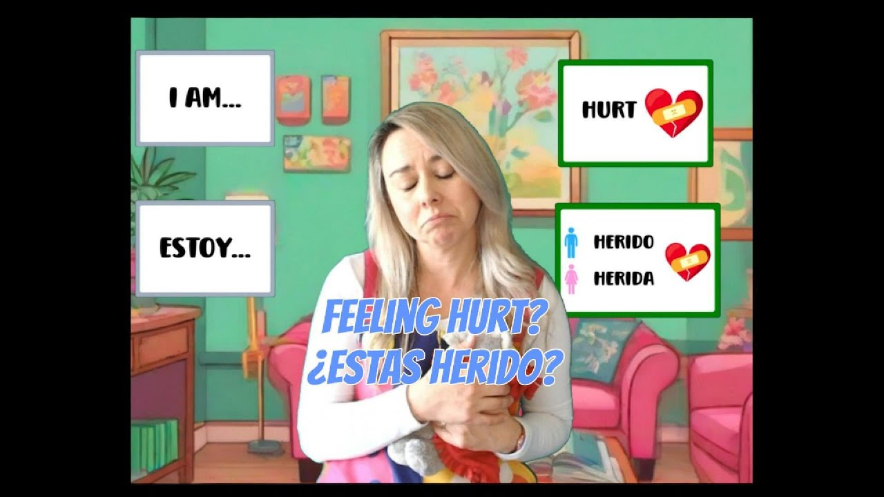 How Can Kids Learn to Say "Hurt" in Spanish and English? | Ms. Sabrina's Bilingual Playtime