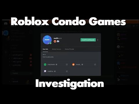 Roblox Condo Games Investigation - 