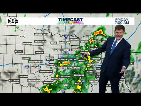 DFW Weather: Another round of heavy rain rolling in, could bring flooding