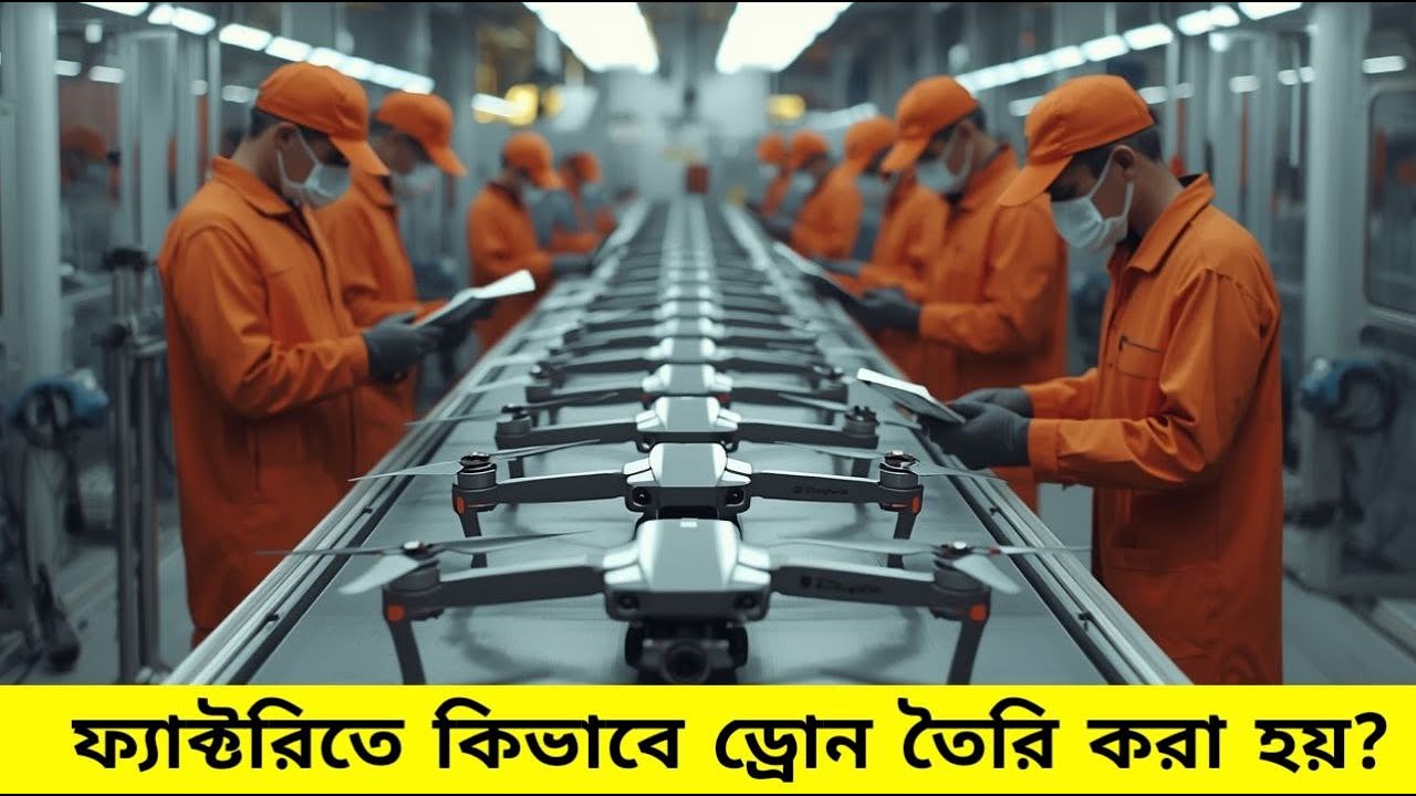 ড্রোন কিভাবে তৈরি হয় জানলে অবাক হবেন! 🛸How Drones Are Made?
