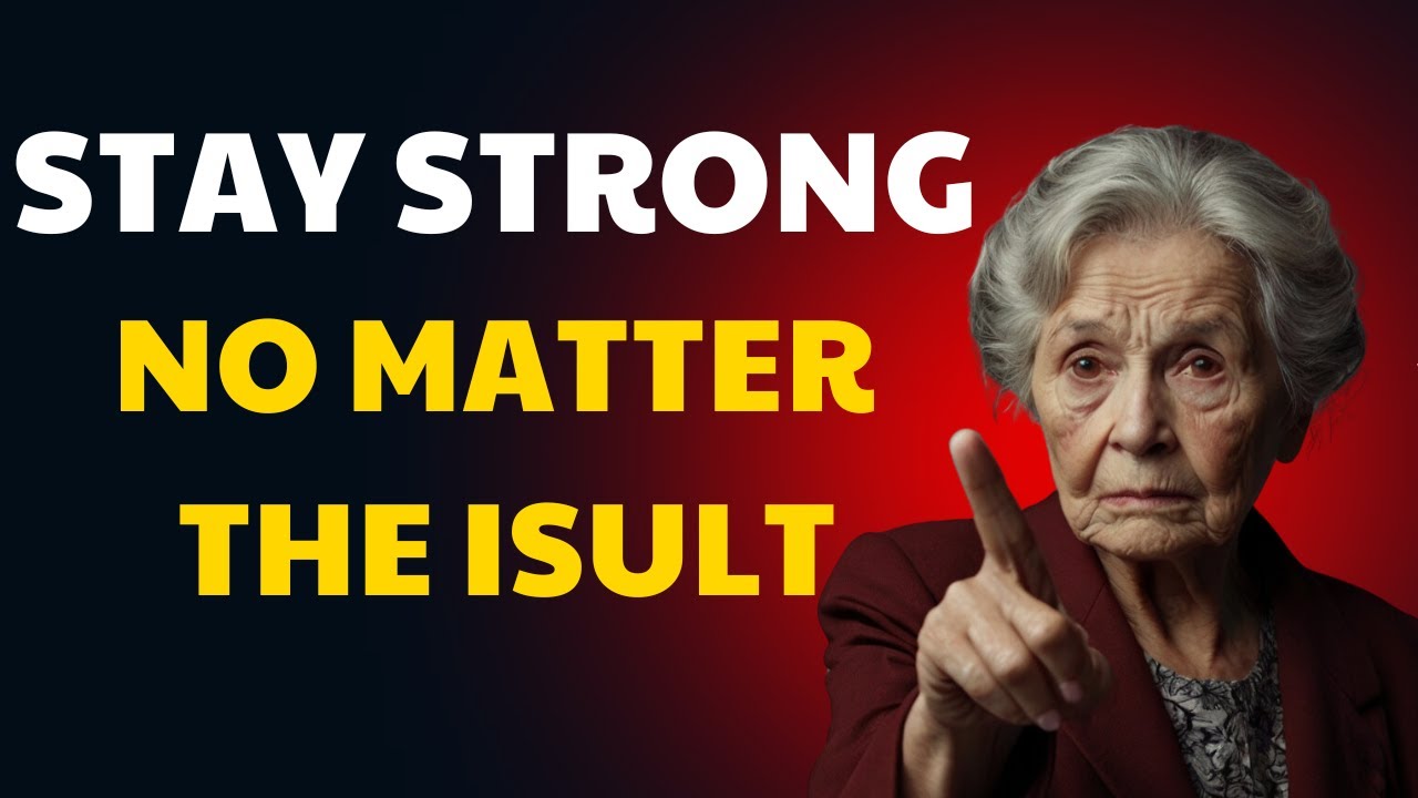 How to Rise Above Insults and Stay Strong | STOICISM