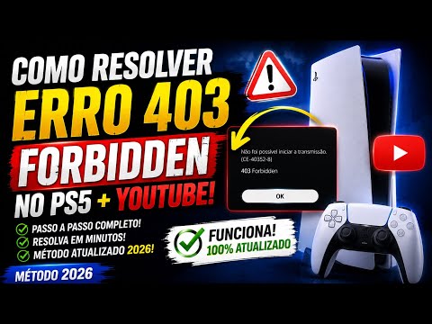 プレイステーション5 HOW TO FIX PS5 403 FORBIDDEN ERROR + YOUTUBE! ✓ 2026 METHOD - YouTube