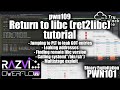 Exploiting return to libc ret2libc tutorial  pwn109  pwn101  tryhackme