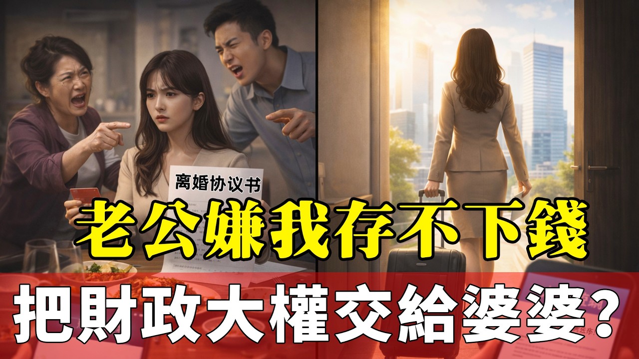 「你媽管家，我只負責生孩子？」面對媽寶男的奇葩要求，我帶著女兒淨身出戶，結局太解氣！#家庭情感 #爽文 #媽寶男