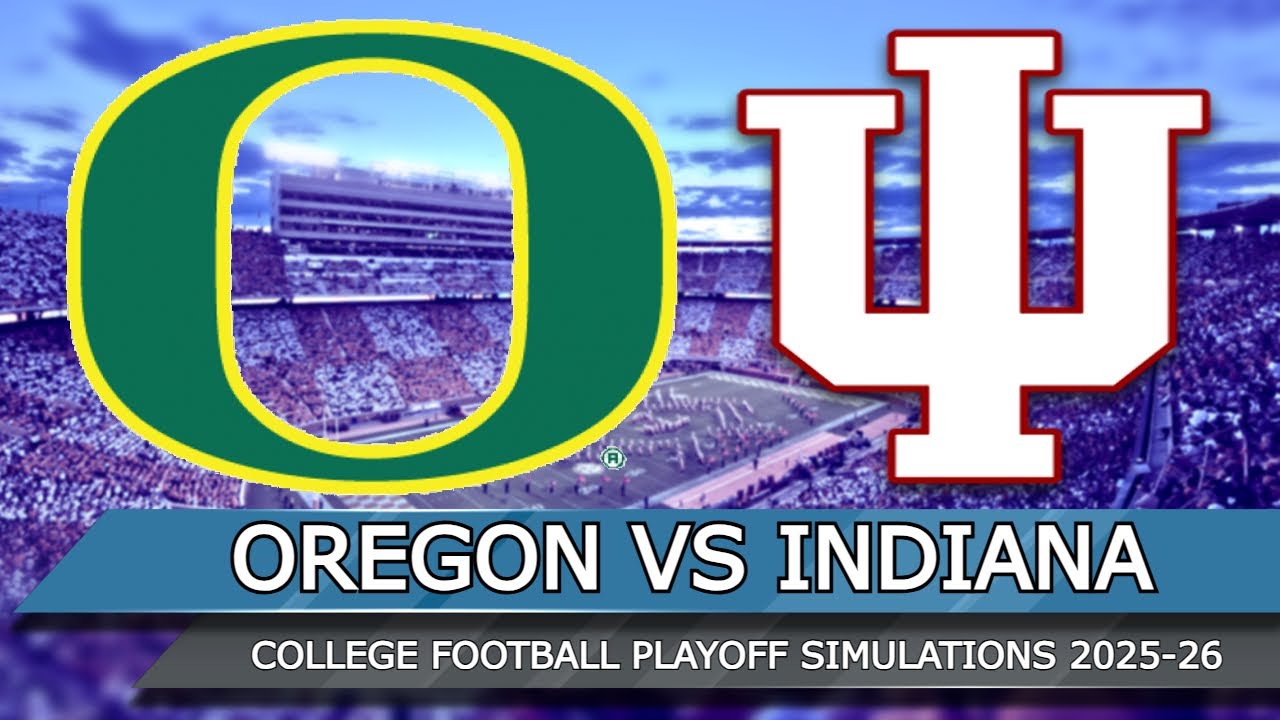Oregon vs Indiana - CFP Semifinal at the Chick-fil-a Peach Bowl 2026 ...