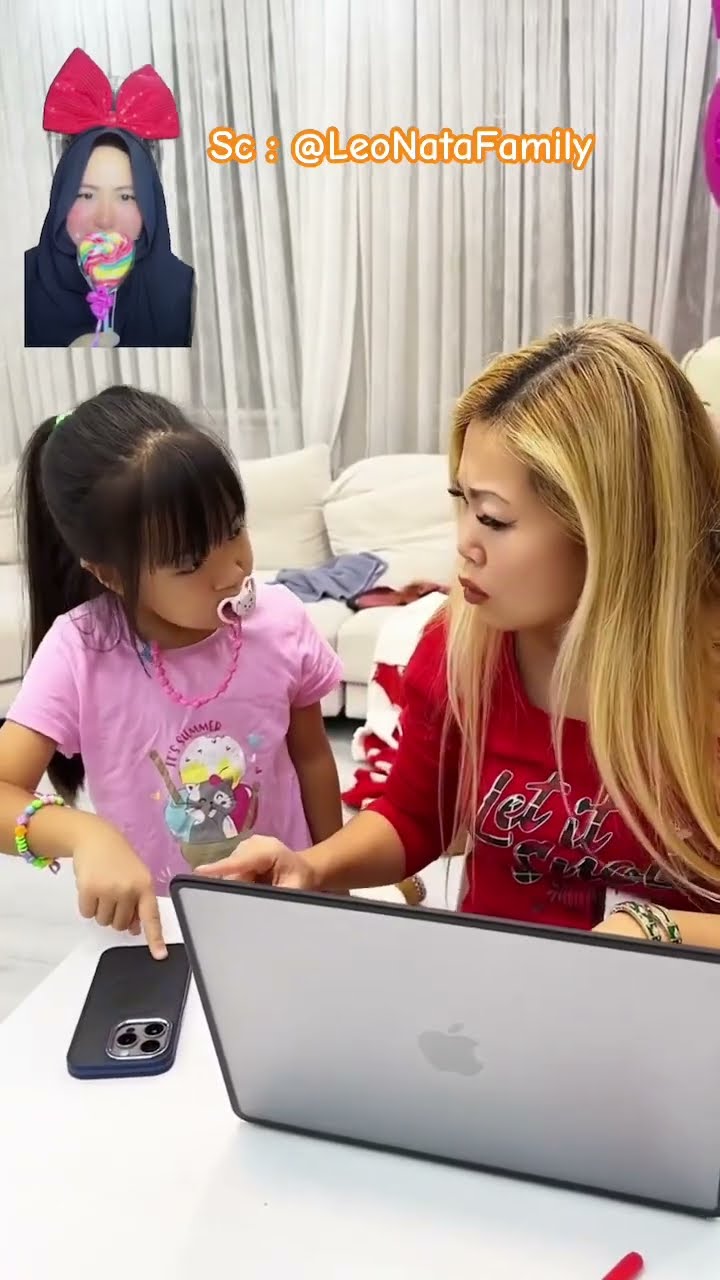 ADIK MINTA HP MAMA ⁉️tapi gak boleh ? @LeoNataFamily #shorts #funny #dubbing