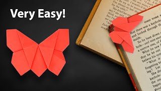 Easy Origami Butterfly Bookmark  How to Fold