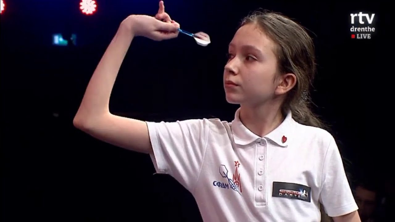 2018 Bauhaus Open Darts Girls Final Klochek vs  Rietbergen