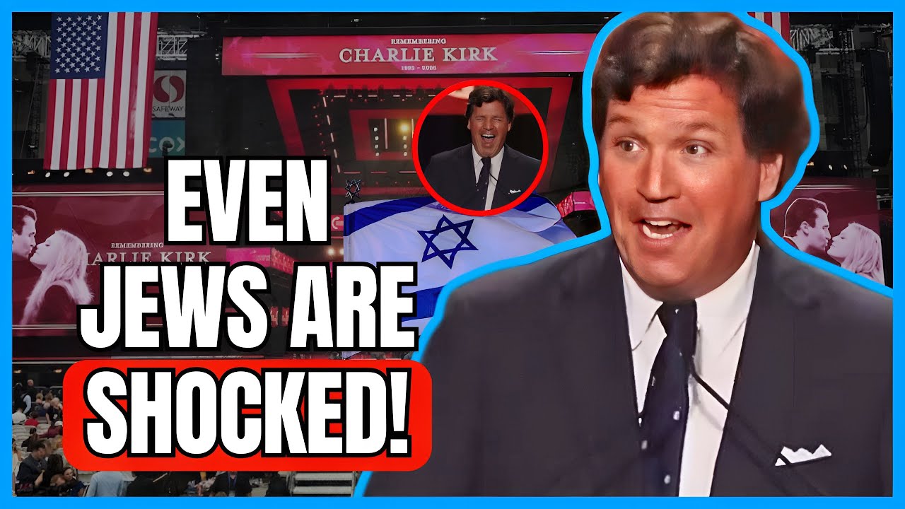 ðŸš¨Tucker Carlson Subtly Hints That Israel Killed Charlie Kirk At Memorial!