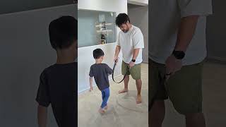 Giving my son the belt #parenting #family