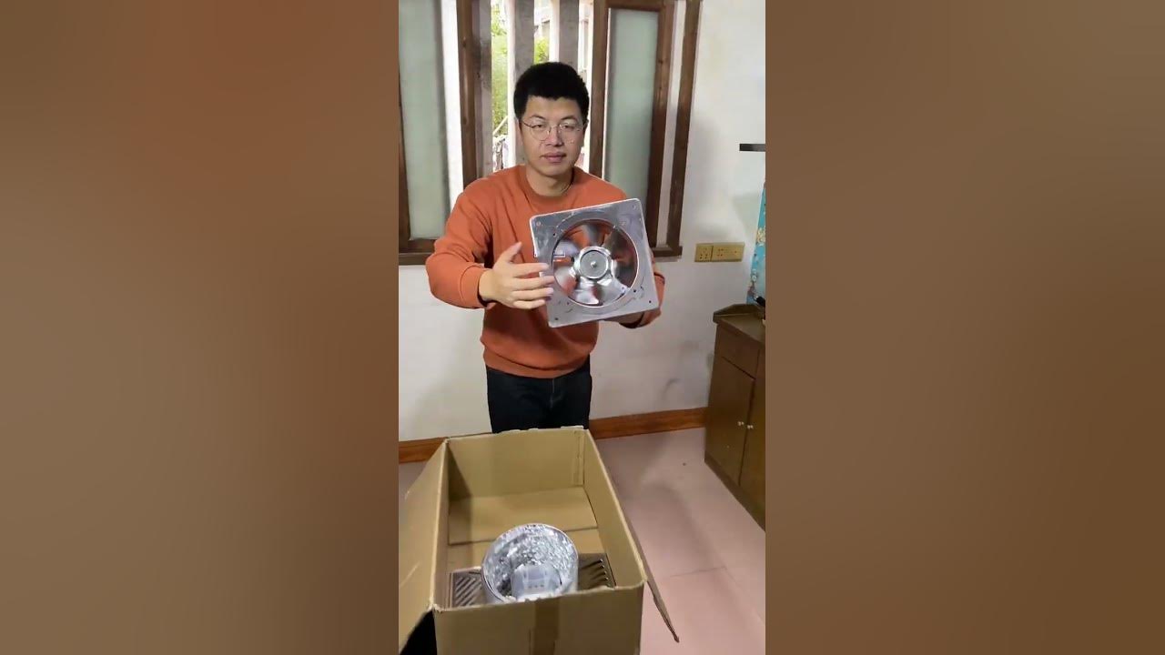 For smoke exhaust 🥳and ventilation, you can install a silent exhaust fan at home#shortvideo #song