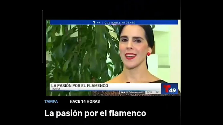 REPORTAJE DE TELEMUNDO 49 A IRENE RODRIGUEZ
