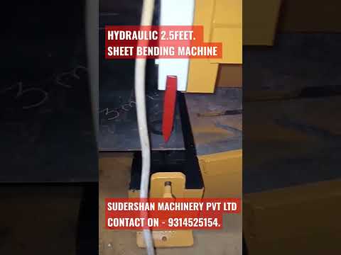 Sheet Bending Hydraulic Machine. Order Now - 9314525154. #bending #sheetmetal