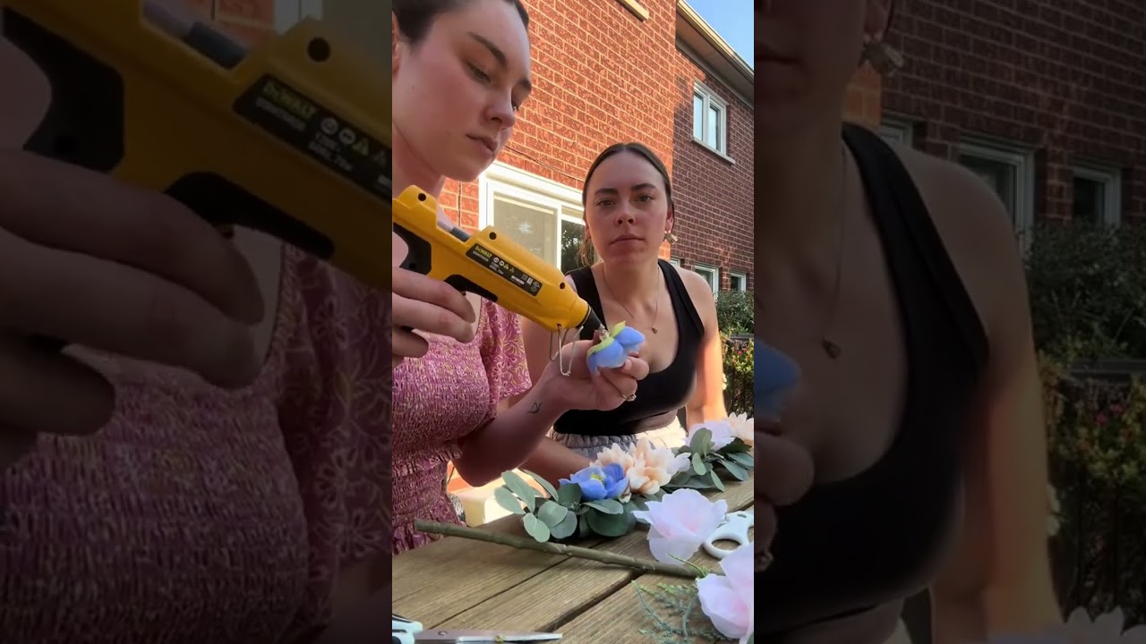 DIY dog floral collar fail 🫣 