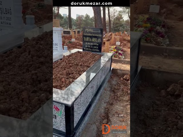 Siyah & Gri Granit Mezar | Türkiye'nin Her Yerine Ambar Gönderim | #granitmezar #siyahmezar #mezar