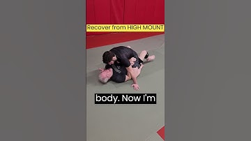 How to Recover from HIGH MOUNT #bjj #grappling #jiujitsu #brazilianjiujitsu
