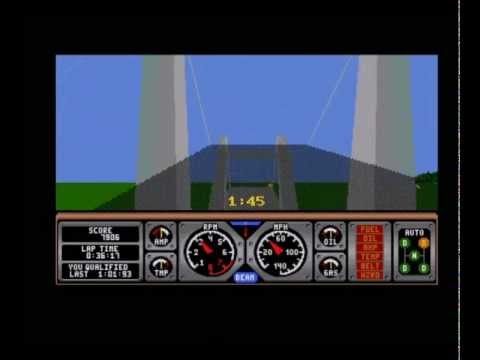 Hard Drivin' on Amiga A500 with GVP A530
