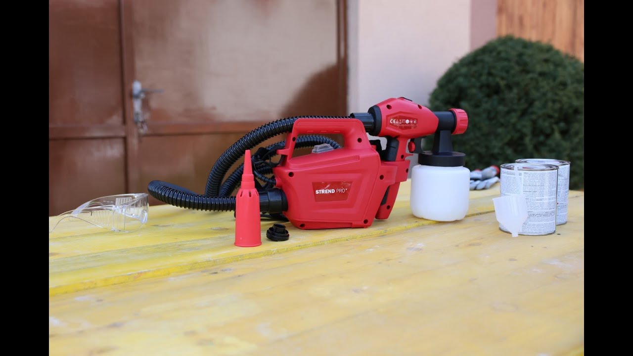 119052 - Elektrická striekacia pištoľ Strend Pro s kompresorom 650 W