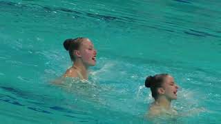 2025 Artistic Swimming Duet Technical Senior 8. screenshot 5