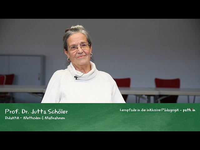 Prof. Dr. Jutta Schöler - Didaktik in heterogenen Gruppen