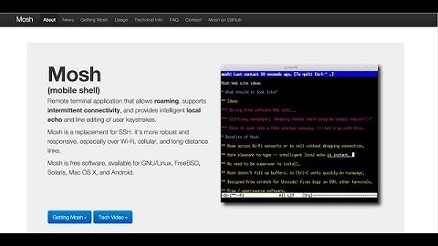 1 Click Install Mosh Mobile Shell On Linux