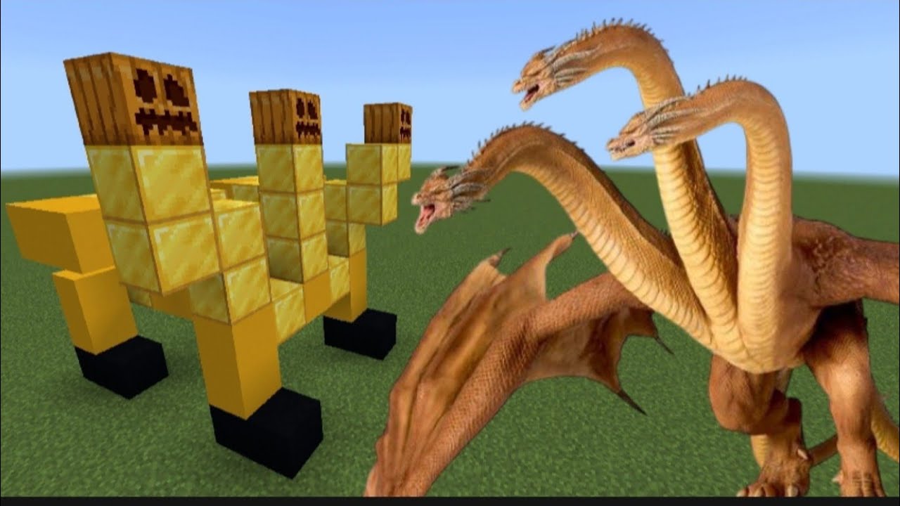 Titanus Ghidorah Addon in Minecraft PE! [Part 2] - YouTube