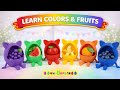 Learn Fruits & Colors for Kids | Preschool Learning with Colorful Eggs