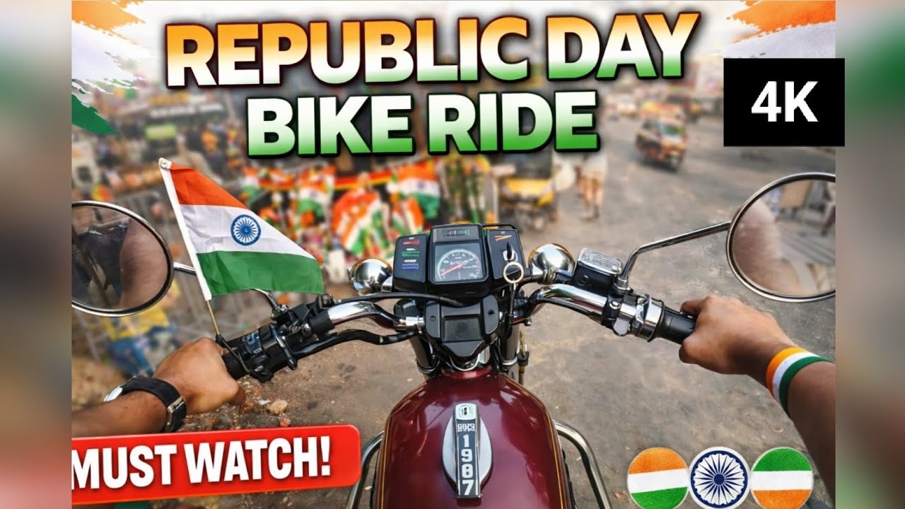 RX-100 | Republic Day Ride 🇮🇳 | Vintage Bike  #RepublicDayRide #RX100  #TwoStrokeLove #india #rider 