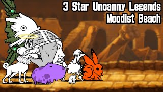 Moodist Beach / 3 Star Uncanny Legends - The Battle Cats