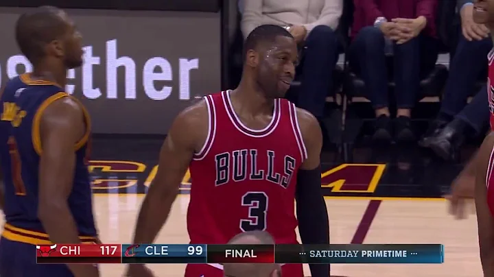 Dwyane Wade Almost a Triple-Double! | Bulls vs Cav...