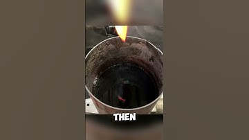 Forging a Sharp Knife from Old Wood Drill Bits  #trending  #viralvideo fo #forging  #innovation