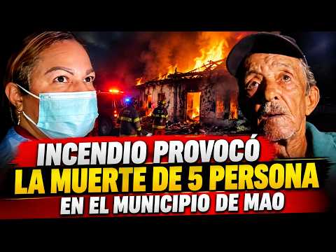 Fire caused the death of 5 people in the municipality of Mao