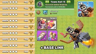 Dragon Riders Army ( TH15 vs TH18 ) Clash of Clans | Attack Strategy | Highly Requested