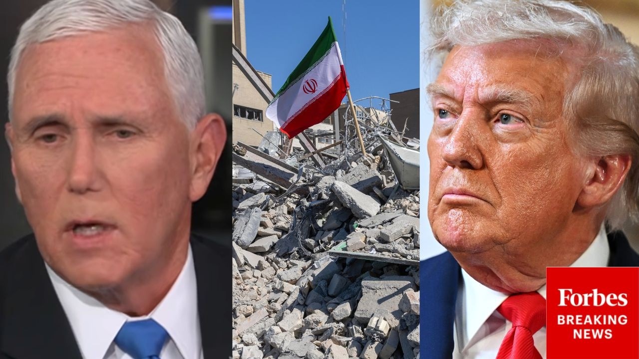 Fmr. VP Mike Pence Asked Point Blank: 'Do You Believe The President Knows When To Get Out Of Iran?'
