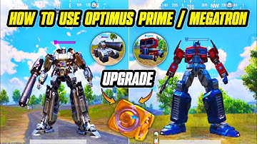 HOW TO USE OPTIMUS PRIME / MEGATRON | HOW TO GET OPTIMUS PRIME / MEGATRON IN BGMI/PUBG
