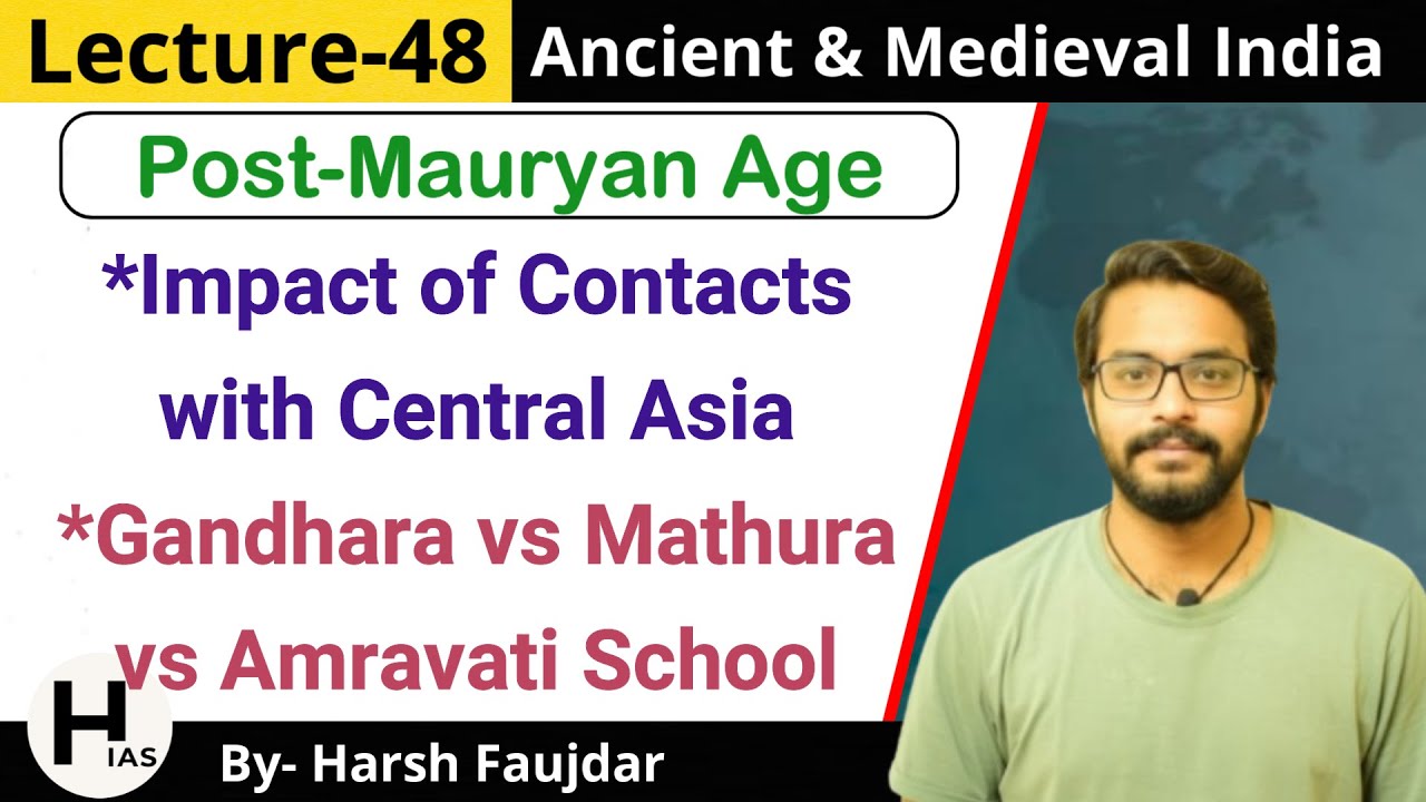 M48: Central Asia's Influence on India, Gandhara vs Mathura School of Art | Ancient & Medieval India