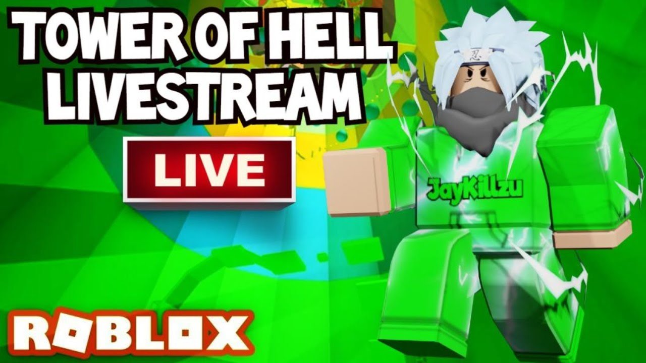 Roblox Live Tower Of Hell Obby Games With Viewers Lets Hit 12k Youtube - hell obby roblox