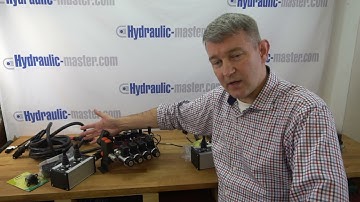 New 8 Function and 12 Function wired Joystick controllers for Hydraulic systems