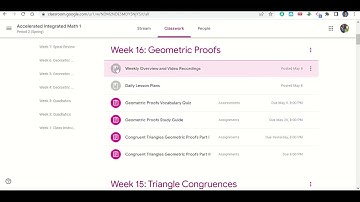Viewing Missing Assignments in Google Classroom Tutorial Video