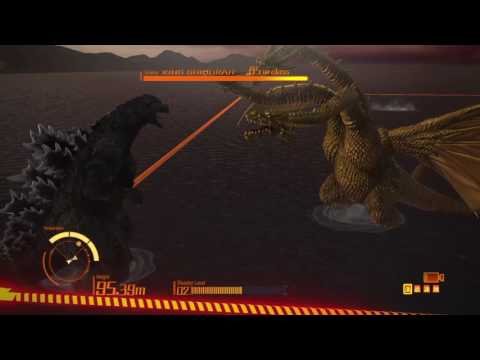 95mのゴジラと85mのキングギドラの闘い【ゴジラ-GODZILLA-VS】
