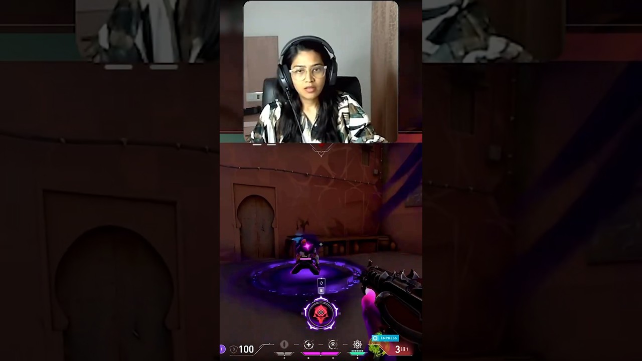 How Did This Turn Into An ACE?😅😎 #raw #valorant #shorts #india #girlgamer #trending #femalegamer