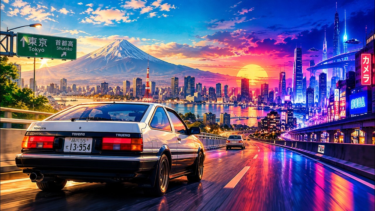 Tokyo Flavor // Retro Highway Driving Mix (33 Min) • 80s City Pop