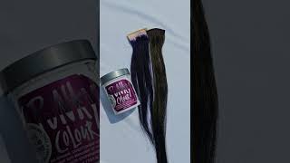 purple turning brown hair yellow? #hair  #gifted