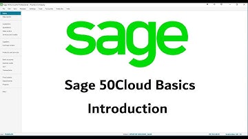 Sage 50 Cloud Tutorial - Lesson 1 - Introduction